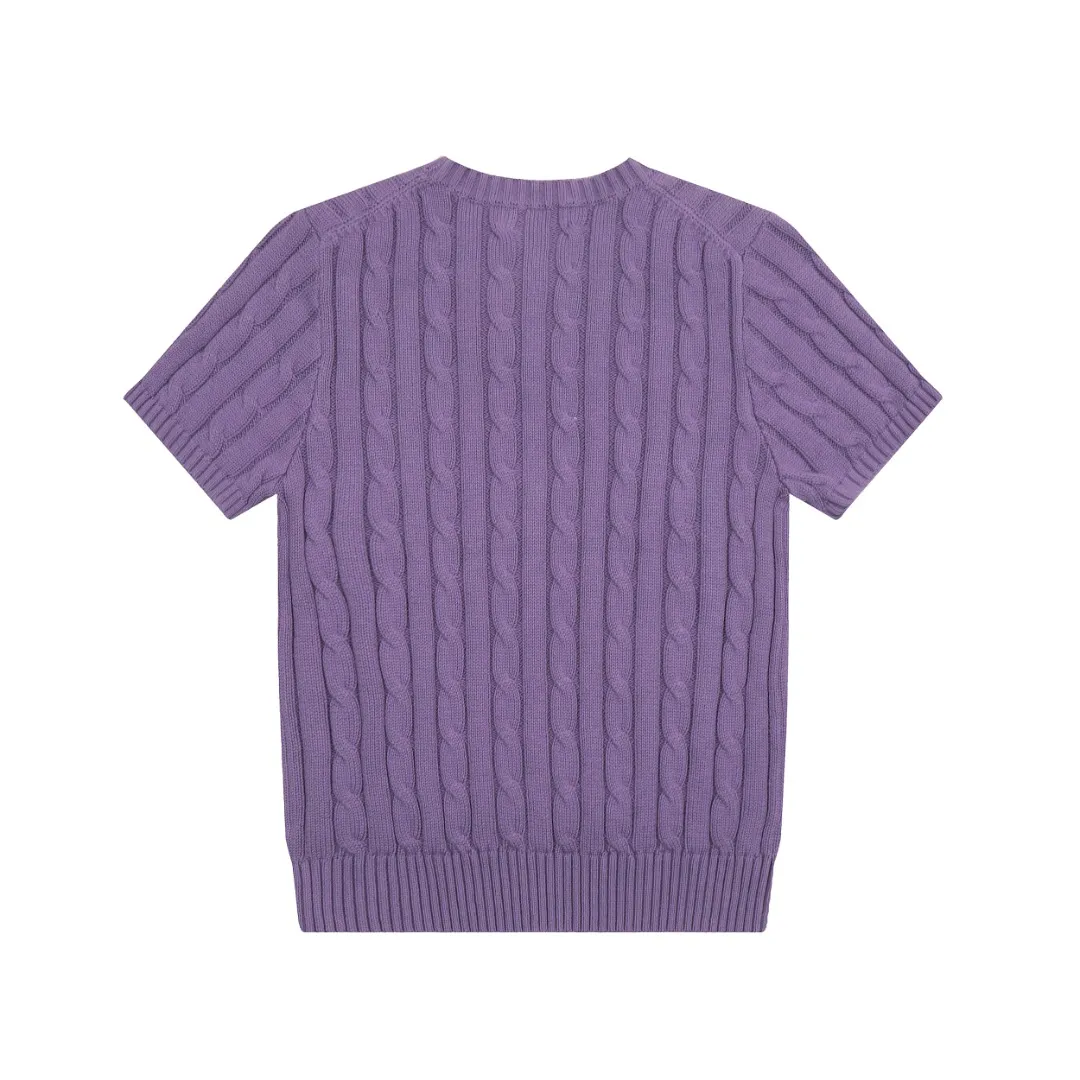 🅿️160 "Top quality" Style number: DS002# (not off the shelves all year round) [Ralph Lauren round neck solid color pony embroidered logo knitted short sleeves] ✅Ralph Lauren classic basic versatile knitted short sleeves for all seasons ✅Main supplier platform live broadcast Wholesale entities Replenish when out of stock Not off the shelves ✅ZP quality 1:1 version Scan the code to enter the GF website Counter quality ✅Detailed quality is the only one in Guangzhou Imported quality cotton yarn, focusing on high-end, cost-effective, good quality needless to say ✅The version is restored to the original order, the maximum size can be worn up to 160 pounds, loose, comfortable and stress-free ✅The upper body is simple and easy to match, a must-have for goddess ootd, good-looking clothes are never picky, a must-have in the goddess’ wardrobe Size: S-XL Color: Black White Gray Light Blue Light Pink Colorful Blue Khaki Bright Yellow Fruit Green Milk Apricot Wood Green Taro Purple Chinese Red Anchor Red Navy Red Label Navy Blue White Label